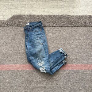 Madewell high-rise ripped jeans